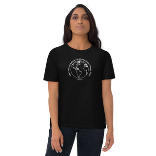 Sustainable T shirt, 100% Organic cotton, 'Planet Earth' Unisex