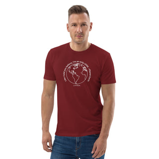Sustainable T shirt, 100% Organic cotton, 'Planet Earth' Unisex