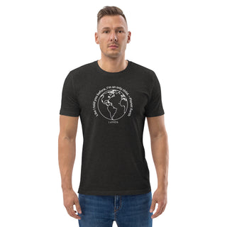 Sustainable T shirt, 100% Organic cotton, 'Planet Earth' Unisex