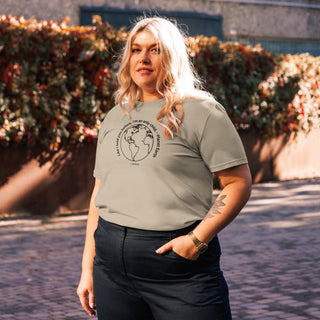 Sustainable T shirt, 100% Organic cotton, 'Planet Earth' Unisex