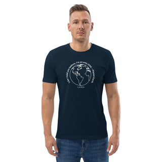 Sustainable T shirt, 100% Organic cotton, 'Planet Earth' Unisex
