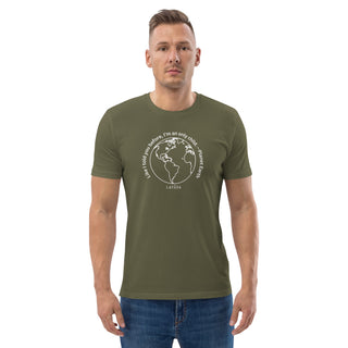Sustainable T shirt, 100% Organic cotton, 'Planet Earth' Unisex