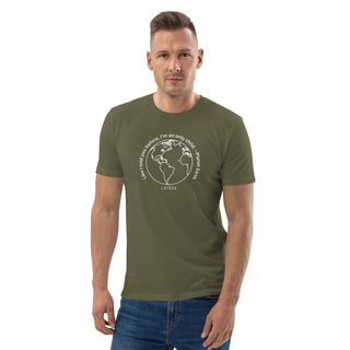 Sustainable T shirt, 100% Organic cotton, 'Planet Earth' Unisex