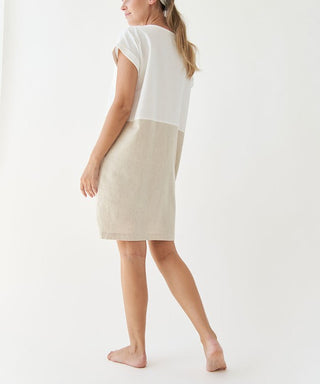 Bamboo Two-Tone Dress with Pockets