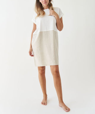 Bamboo Two-Tone Dress with Pockets