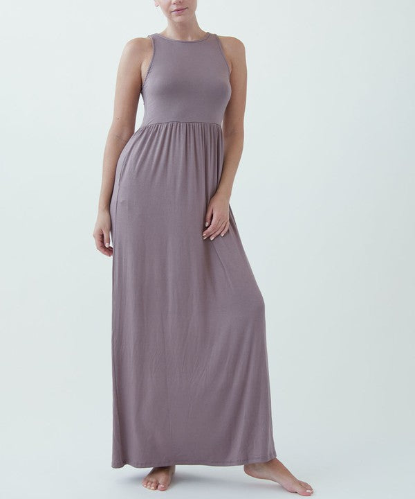 Studio Ko Organic Bamboo Amy Maxi Dress MOCHA / M Studio Ko Organic Bamboo Amy Maxi Dress MOCHA / M