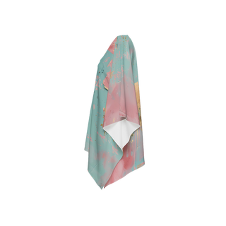 Women's Kimono Silk-like Cover Up Wrap (Skyline)