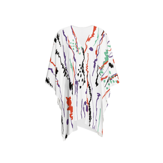Women's Kimono Silk-like Cover Up Wrap (Artistic Flair)
