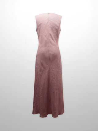 Linen A-Line Slip Dress-Blush-2