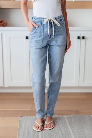 Vintage Denim Jogger Pants