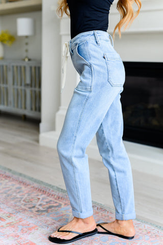 Vintage Denim Jogger Pants