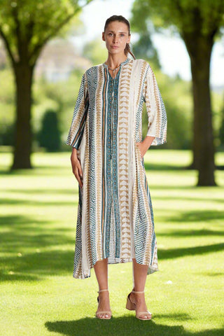 Cotton Kaftan Dress-5