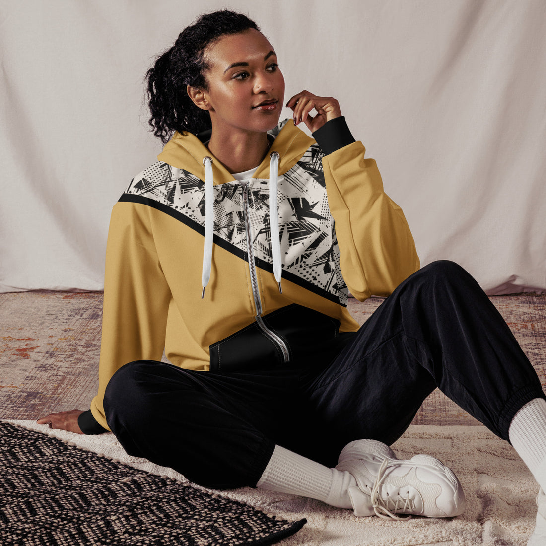 Women's All-Over Print Recycled Unisex Zip Hoodie Grapes main image 0